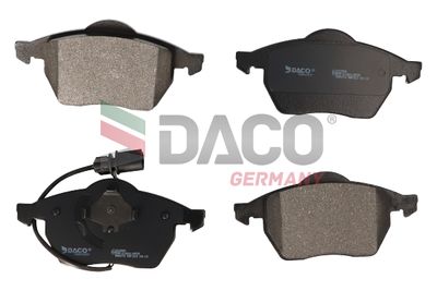 322555 DACO Germany Комплект тормозных колодок, дисковый тормоз