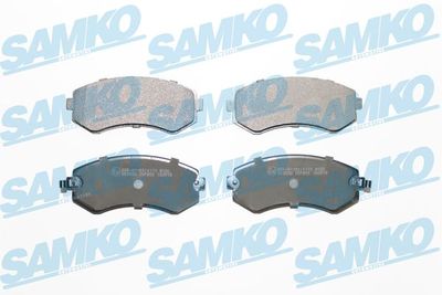 5SP856 SAMKO Комплект тормозных колодок, дисковый тормоз