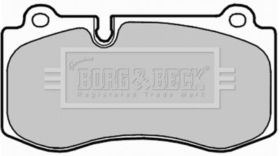 BBP2036 BORG & BECK Комплект тормозных колодок, дисковый тормоз