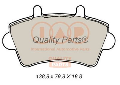 70413160 IAP QUALITY PARTS Комплект тормозных колодок, дисковый тормоз