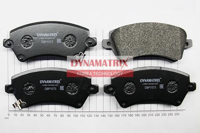 DBP1573 DYNAMATRIX Комплект тормозных колодок, дисковый тормоз