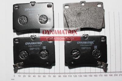 DBP1570 DYNAMATRIX Комплект тормозных колодок, дисковый тормоз