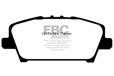 DP21901 EBC Brakes Комплект тормозных колодок, дисковый тормоз