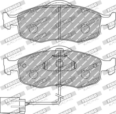 FDS766 FERODO RACING Комплект тормозных колодок, дисковый тормоз