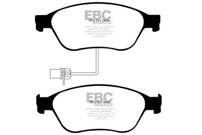 DP41535R EBC Brakes Комплект тормозных колодок, дисковый тормоз