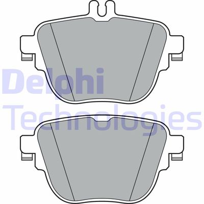 LP3359 DELPHI Комплект тормозных колодок, дисковый тормоз