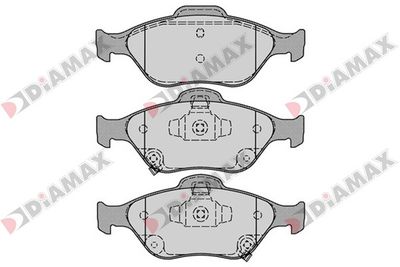 N09568 DIAMAX Комплект тормозных колодок, дисковый тормоз