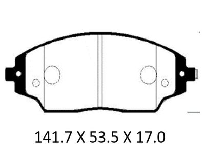 PBP123KOR PATRON Комплект тормозных колодок, дисковый тормоз