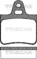 811038783 TRISCAN Комплект тормозных колодок, дисковый тормоз
