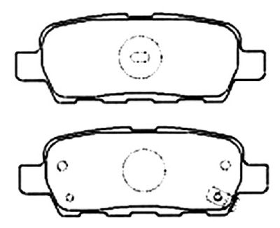 AKDC2466 ASVA Комплект тормозных колодок, дисковый тормоз