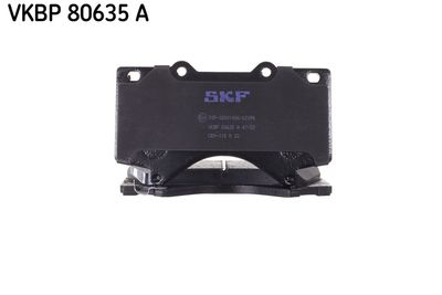 VKBP80635A SKF Комплект тормозных колодок, дисковый тормоз
