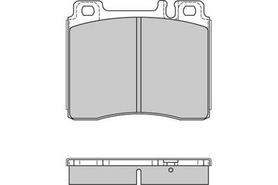 120657 E.T.F. Комплект тормозных колодок, дисковый тормоз