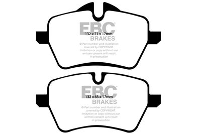 DP1789 EBC Brakes Комплект тормозных колодок, дисковый тормоз