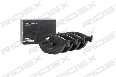 402B0506 RIDEX Комплект тормозных колодок, дисковый тормоз
