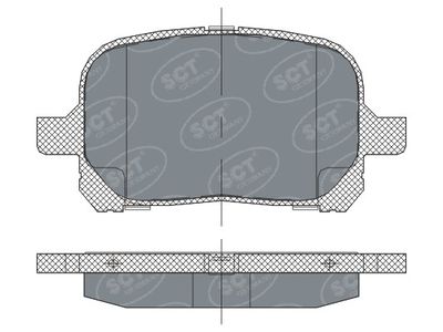 SP274PR SCT - MANNOL Комплект тормозных колодок, дисковый тормоз