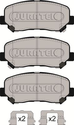 JCP8293 JURATEK Комплект тормозных колодок, дисковый тормоз
