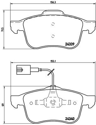 FK20066 KAISHIN Комплект тормозных колодок, дисковый тормоз