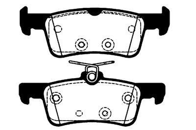 RA10701 RAICAM Комплект тормозных колодок, дисковый тормоз