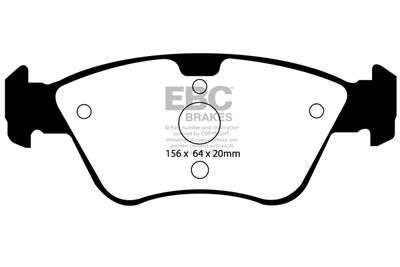 DP31075C EBC Brakes Комплект тормозных колодок, дисковый тормоз