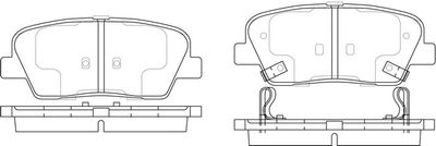 FP1284 FIT Комплект тормозных колодок, дисковый тормоз