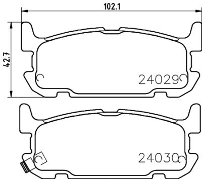 NP5065 NISSHINBO Комплект тормозных колодок, дисковый тормоз