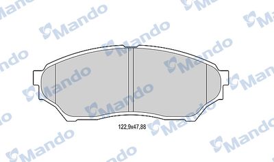 MBF015703 MANDO Комплект тормозных колодок, дисковый тормоз