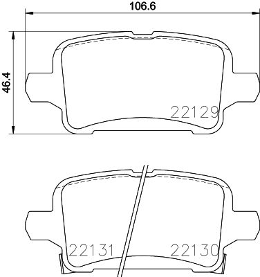 P59090 BREMBO Комплект тормозных колодок, дисковый тормоз