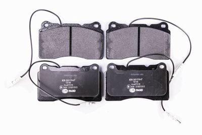 8DB355018671 HELLA PAGID Комплект тормозных колодок, дисковый тормоз