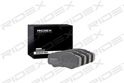 402B0341 RIDEX Комплект тормозных колодок, дисковый тормоз