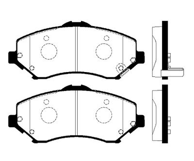 FBP4338 FI.BA Комплект тормозных колодок, дисковый тормоз