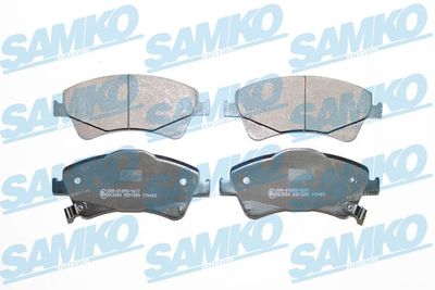 5SP1589 SAMKO Комплект тормозных колодок, дисковый тормоз