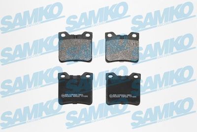 5SP622 SAMKO Комплект тормозных колодок, дисковый тормоз