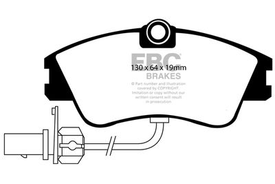 DP10302 EBC Brakes Комплект тормозных колодок, дисковый тормоз