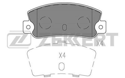 BS1519 ZEKKERT Комплект тормозных колодок, дисковый тормоз