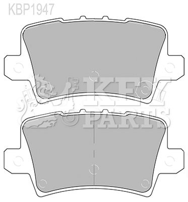 KBP1947 KEY PARTS Комплект тормозных колодок, дисковый тормоз