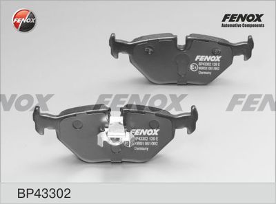 BP43302 FENOX Комплект тормозных колодок, дисковый тормоз