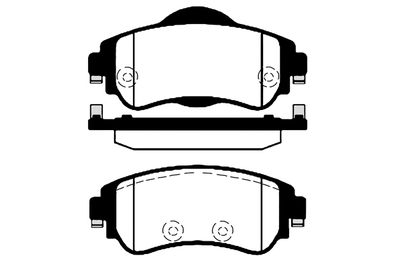 RA10390 RAICAM Комплект тормозных колодок, дисковый тормоз