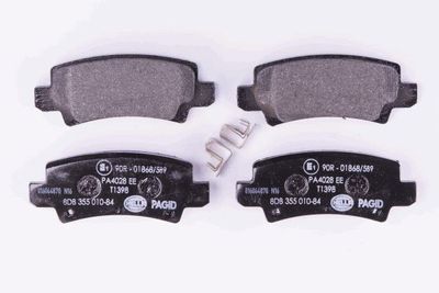 8DB355010841 HELLA Комплект тормозных колодок, дисковый тормоз