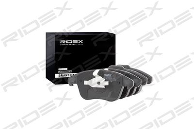 402B0504 RIDEX Комплект тормозных колодок, дисковый тормоз