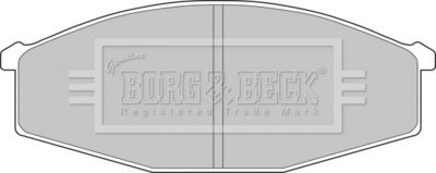 BBP1497 BORG & BECK Комплект тормозных колодок, дисковый тормоз