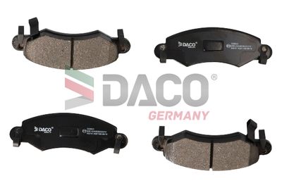 323623 DACO Germany Комплект тормозных колодок, дисковый тормоз