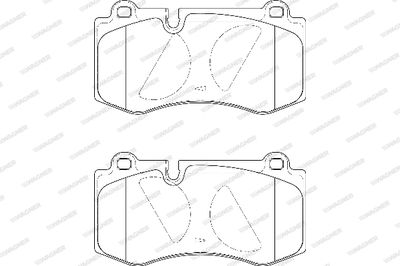 WBP23960A WAGNER Комплект тормозных колодок, дисковый тормоз