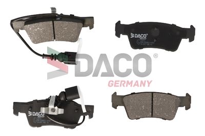 324211 DACO Germany Комплект тормозных колодок, дисковый тормоз