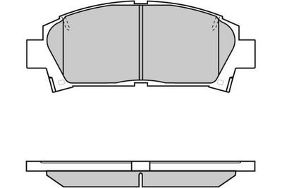 120752 E.T.F. Комплект тормозных колодок, дисковый тормоз