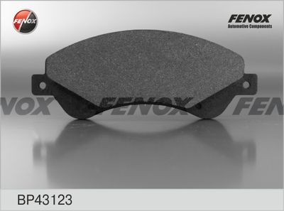 BP43123 FENOX Комплект тормозных колодок, дисковый тормоз