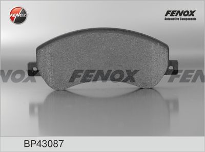 BP43087 FENOX Комплект тормозных колодок, дисковый тормоз