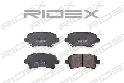 402B0298 RIDEX Комплект тормозных колодок, дисковый тормоз