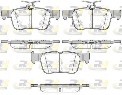 2155112 ROADHOUSE Комплект тормозных колодок, дисковый тормоз