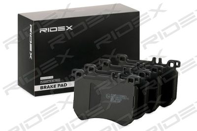 402B1163 RIDEX Комплект тормозных колодок, дисковый тормоз
