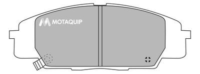 LVXL1023 MOTAQUIP Комплект тормозных колодок, дисковый тормоз